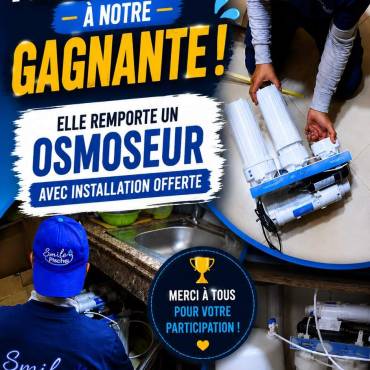 Félicitations à notre heureuse gagnante ! 