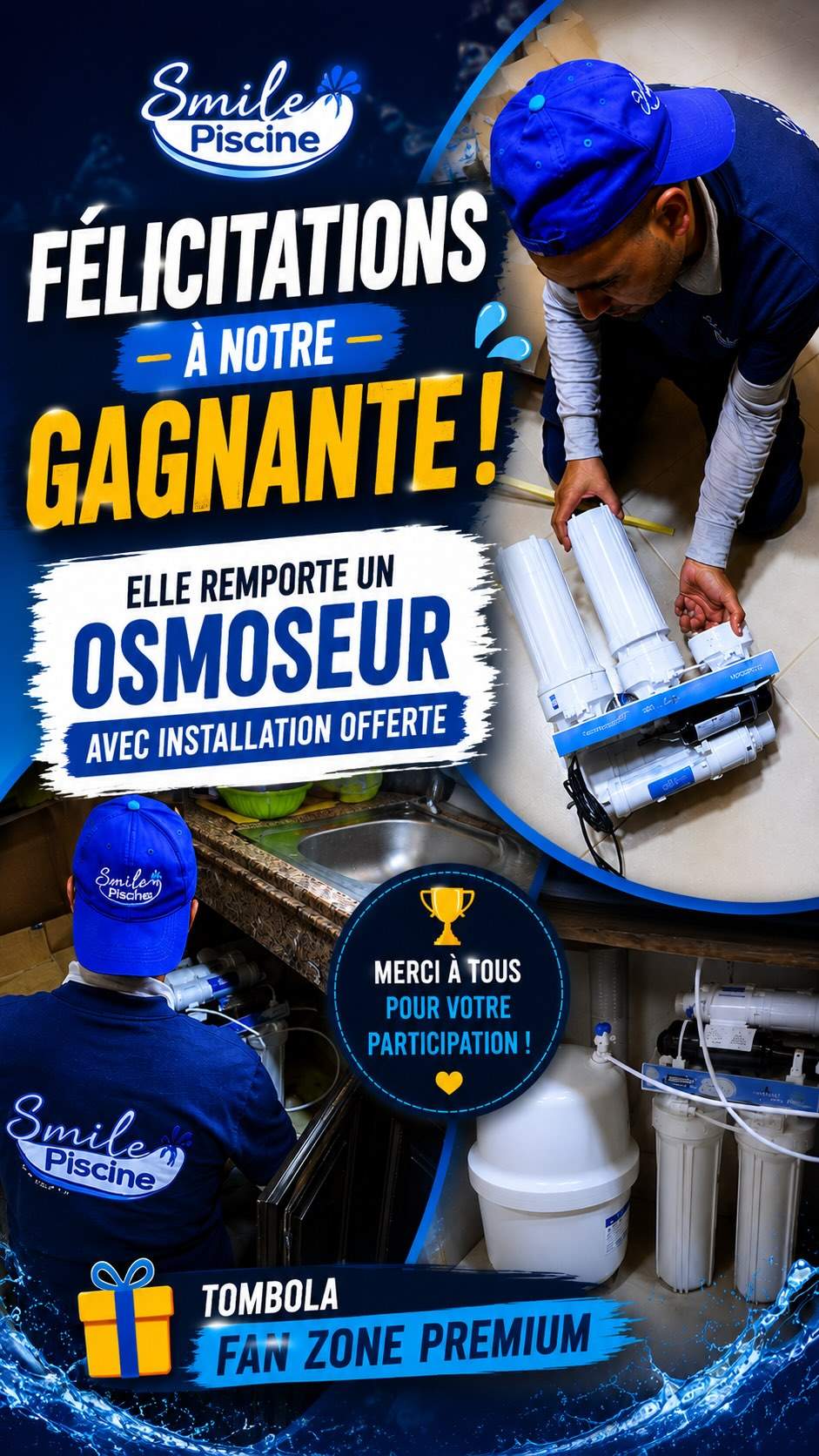 Félicitations à notre heureuse gagnante !