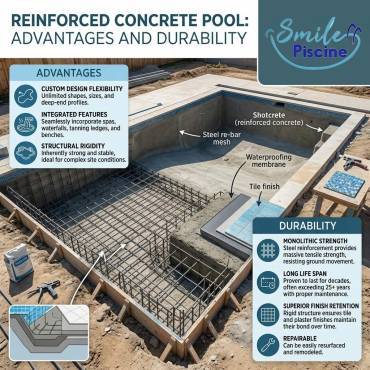 Piscine en béton armé : quels sont ses avantages et pourquoi est-elle si durable ?
